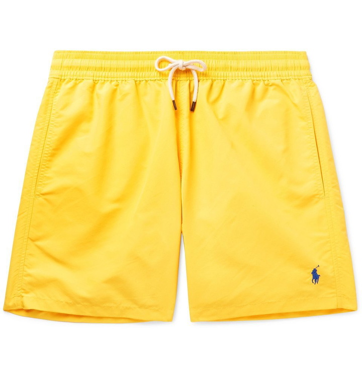 Photo: Polo Ralph Lauren - Traveller Mid-Length Swim Shorts - Men - Yellow