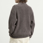 Bound Men's Acid Wash Half Zip Pullover in Brown