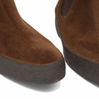 Sanders Men's Adam Chelsea Boot in Chocolate Suede