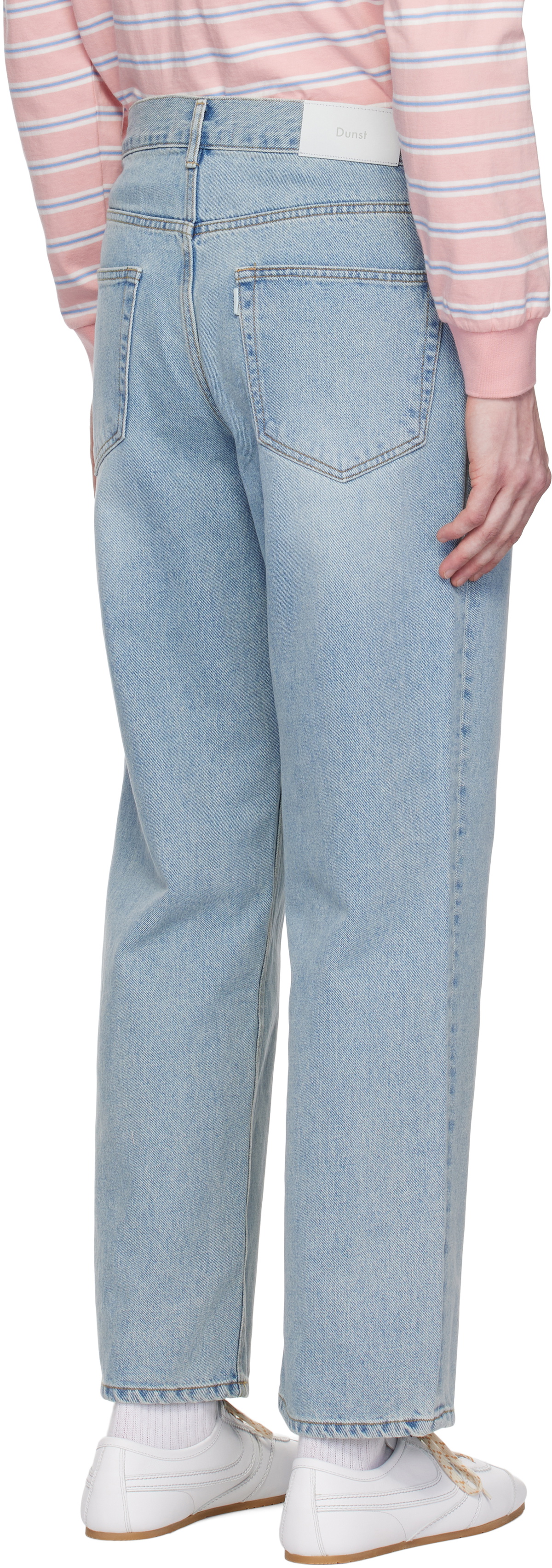 Dunst Blue Low Rise Loose Jeans