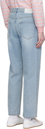 Dunst Blue Low Rise Loose Jeans