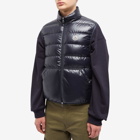 Moncler Men's Aube Padded Vest in Navy