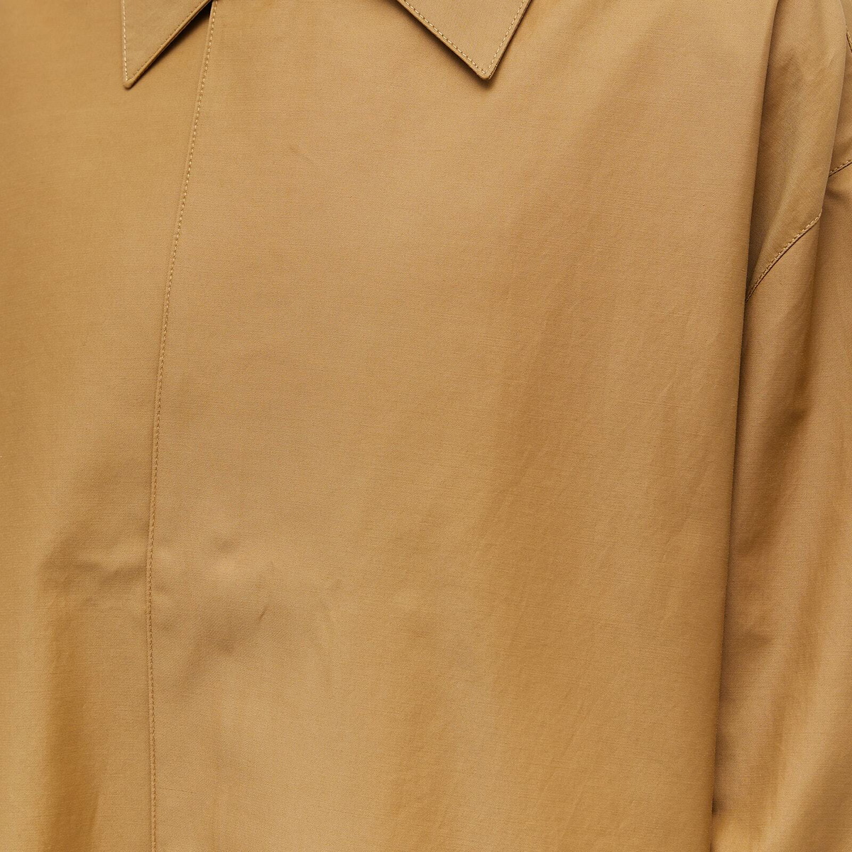 Studio Nicholson Men's Drive Technical Car Coat in Tan Studio