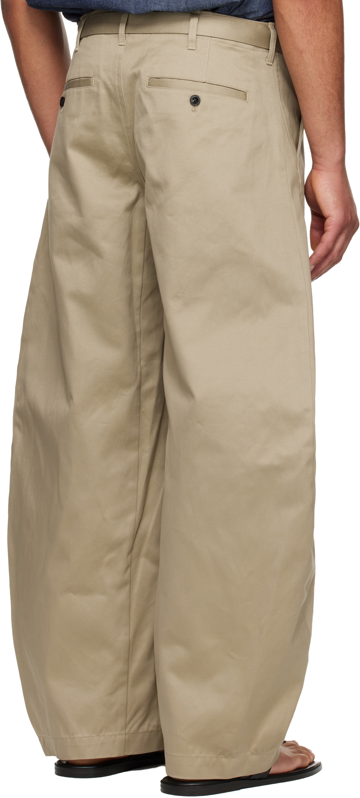 【0】【新品】 sacai Cotton Chino Pants Sacai - Cotton Chino Pants ——————————————— Beige / Grey / Black 0