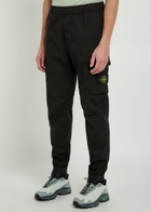 Stone Island Stretch-cotton Cargo Trousers Black
