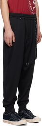 MASTERMIND WORLD Black Jersey Bomber Trousers