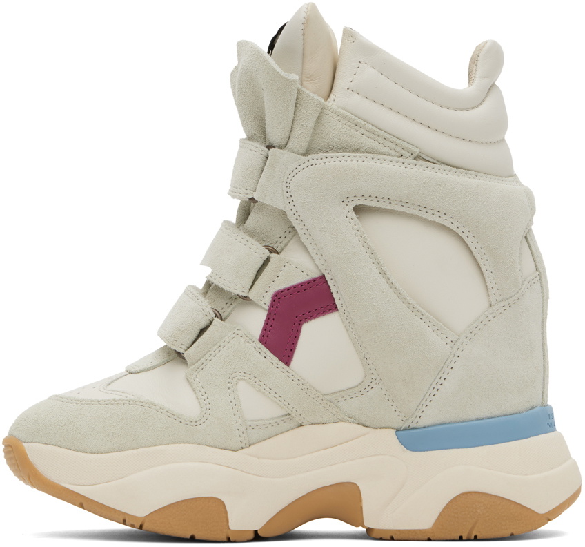 Isabel Marant Gray & Off-White Balskee Sneakers Isabel Marant