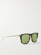 GUCCI - D-Frame Tortoiseshell Acetate and Gold-Tone Sunglasses - Brown