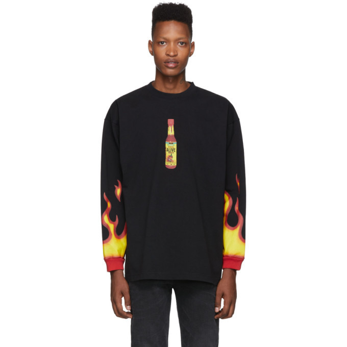 Photo: Vetements Black Hot Sauce T-Shirt