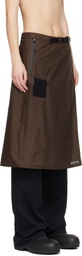 ROA Brown Tilak Edition Paclite Midi Skirt