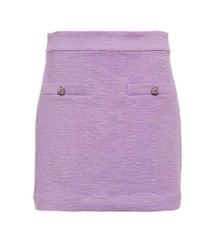 Photo: Veronica Beard Emar cotton miniskirt