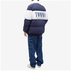 Tommy Jeans Men's Authentic Serif Puffer Jacket in Twilight Navy