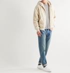 RAG & BONE - Damon Fleece Zip-Up Hoodie - Neutrals