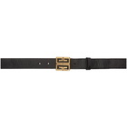 Givenchy Black Engraved 4G Belt