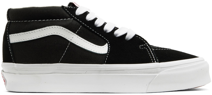 Photo: Vans Black OG Sk8 Mid LX Sneakers