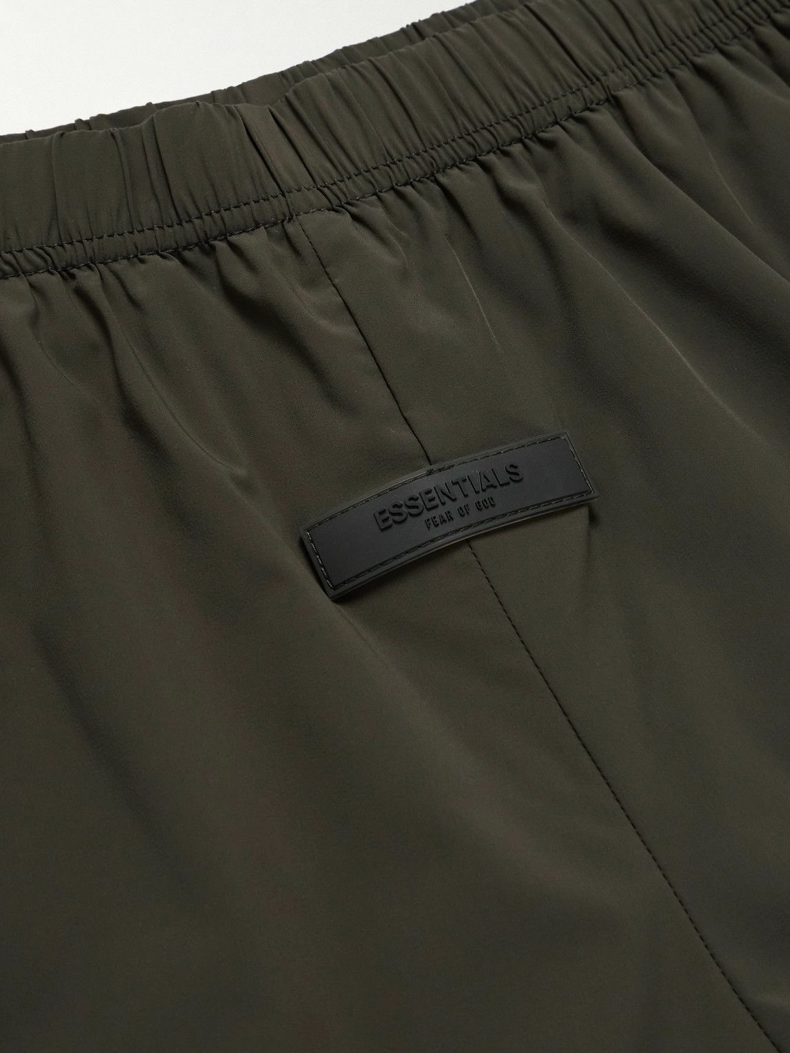 FEAR OF GOD ESSENTIALS logo-waistband leggings - Green 