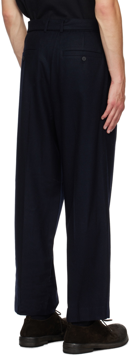 LE17SEPTEMBRE Navy Belted Trousers