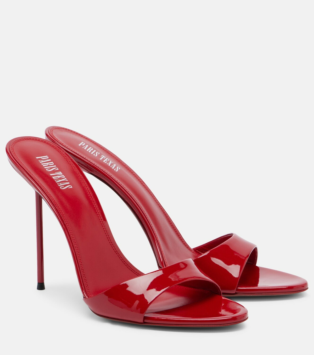 Paris Texas Lidia patent leather mules