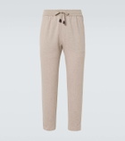 Brioni Cotton-blend jersey sweatpants
