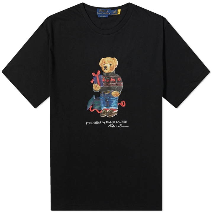 Photo: Polo Ralph Lauren Men's Gift Bear T-Shirt in Polo Black