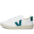 Veja Men's Urca Retro Sneakers in White/Green