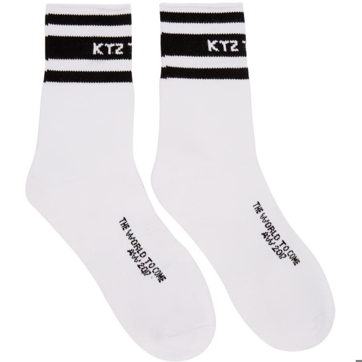Photo: KTZ White Short Stripes Socks