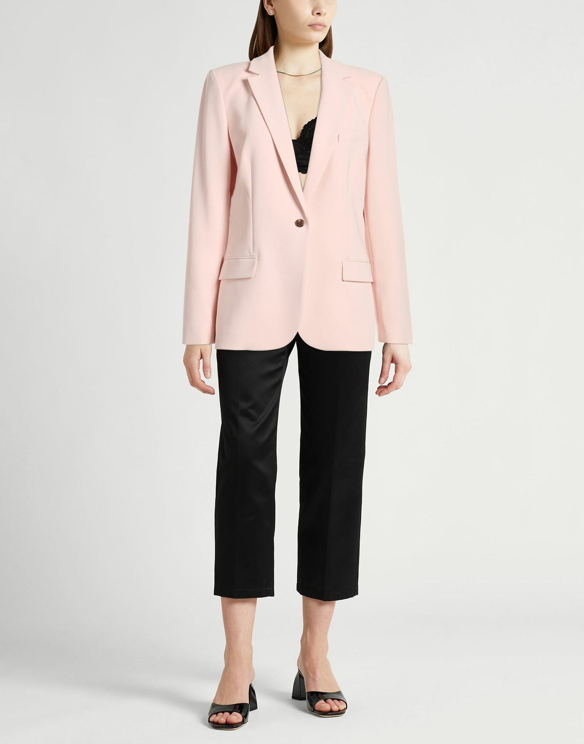 Theory Womens Blazer Blush