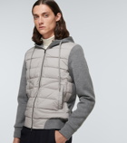 Herno - Down-paneled wool and cotton jacket