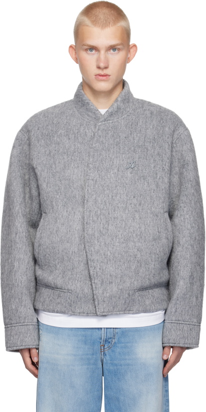 Photo: Axel Arigato Gray Hera Bomber Jacket