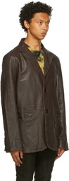 FREI-MUT Brown Leather Anima Jacket