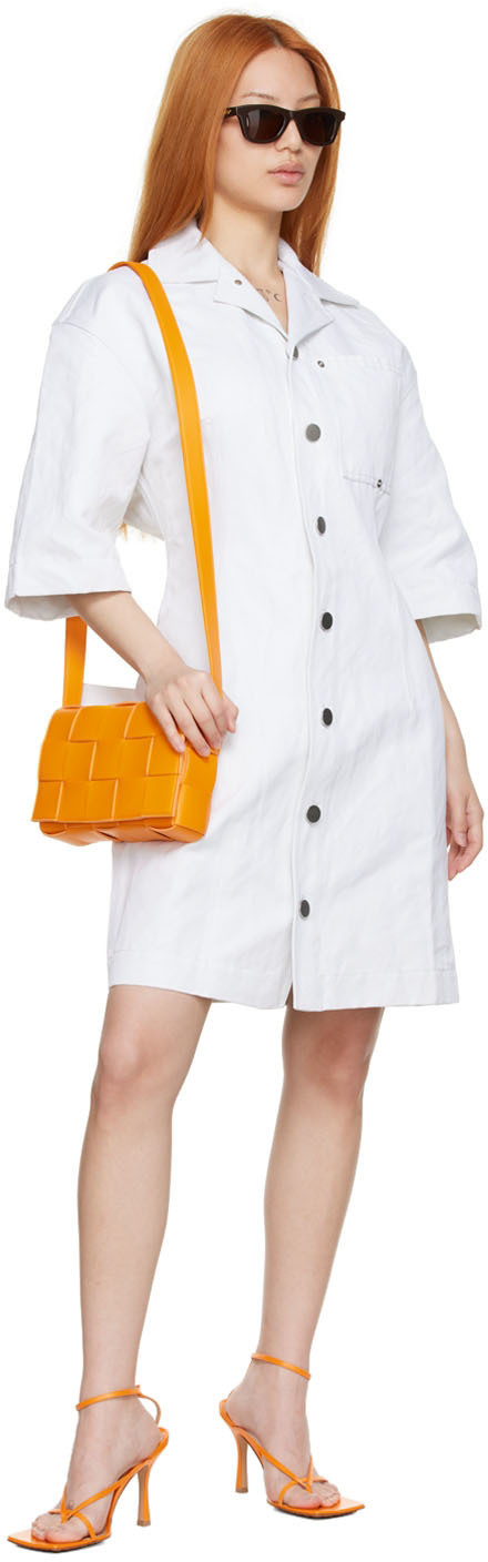 MINI CASSETTE 19 IN SANDSTONE ORANGE SOFT LAMBSKIN