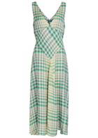 Polo Ralph Lauren Plaid Woven Midi Dress Multicoloured 1