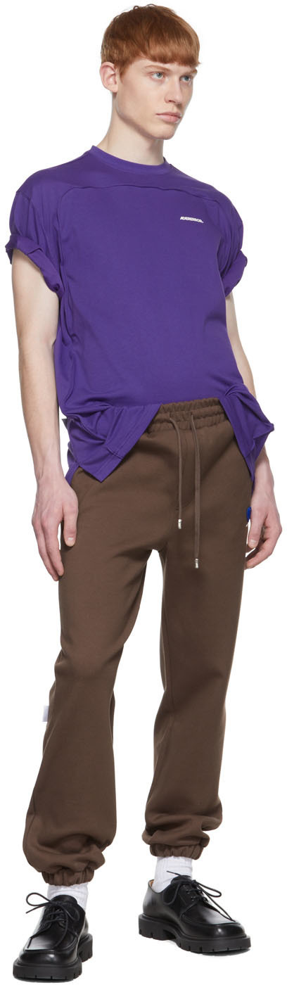 ★ADERERROR★ Tap tshirt Purple ADER error Purple Tap T-Shirt ADER error