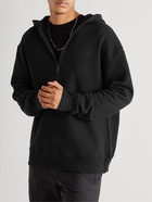 A-COLD-WALL* - Logo-Embroidered Cotton-Jersey Zip-Up Hoodie - Black