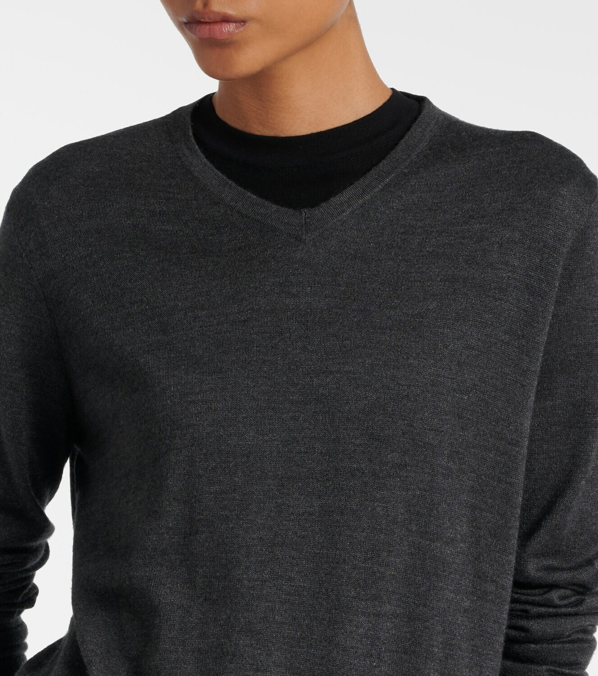 The Row Ondre cashmere and silk sweater
