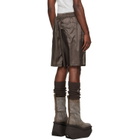 Rick Owens Moncler + Rick Owens Gray Kiltshorts