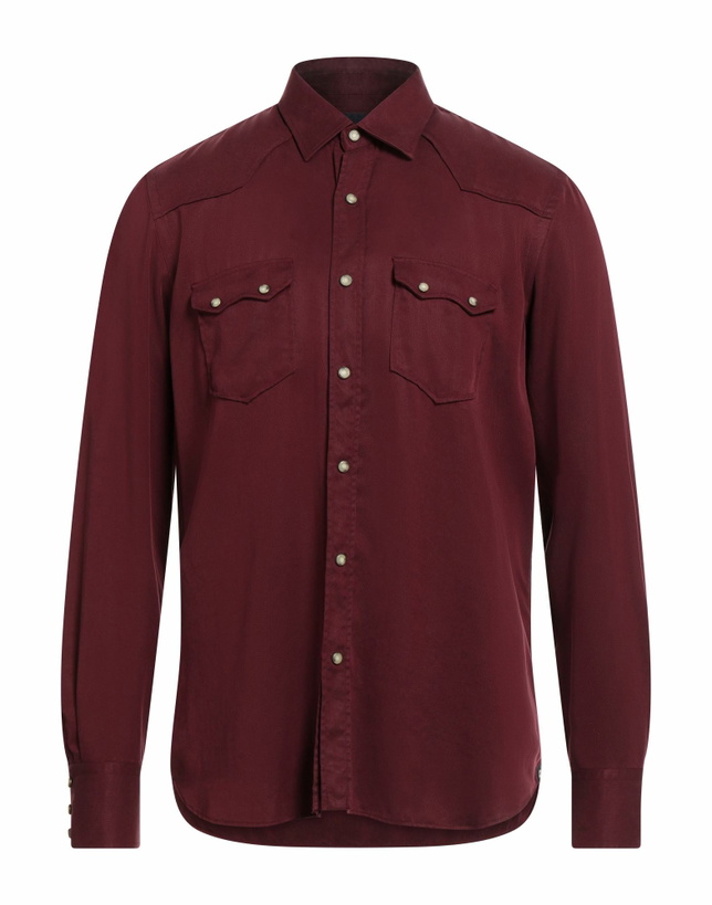 Photo: Lardini Mens Shirt Burgundy