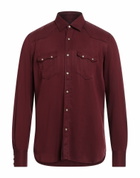 Lardini Mens Shirt Burgundy