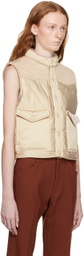 rag & bone Taupe Erica Puffer Vest