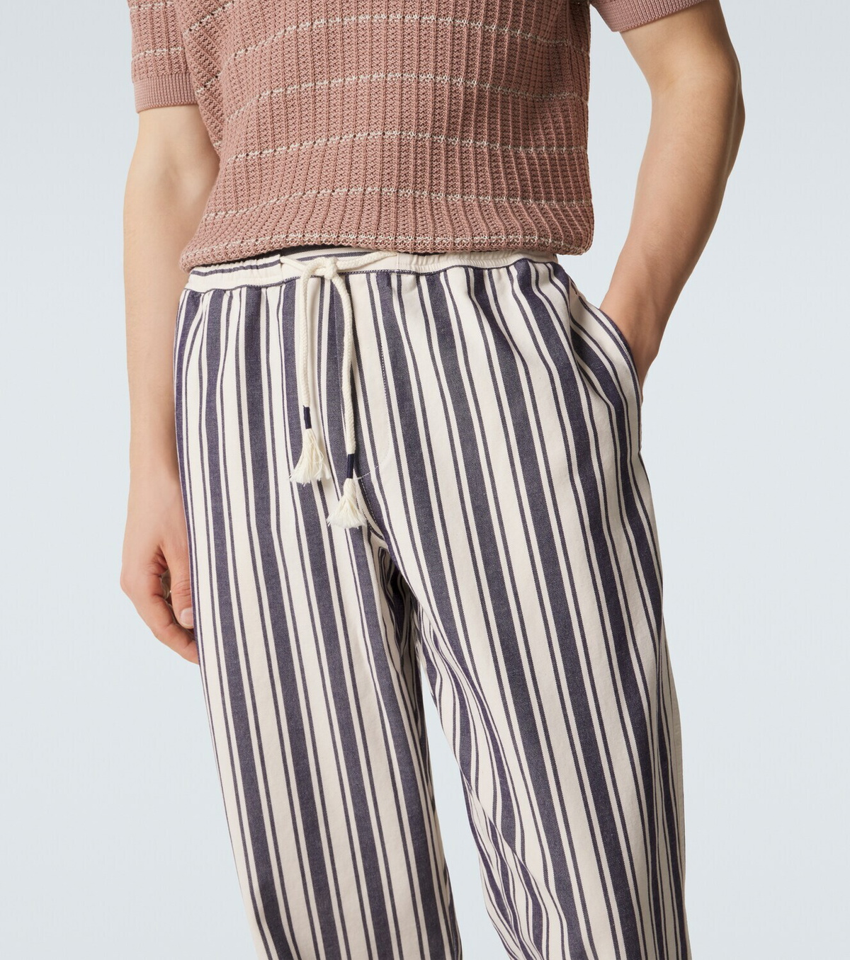 Orlebar Brown Sonoran striped cotton straight pants