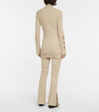 Victoria Beckham - Ribbed-knit wool-blend sweater