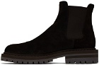 Common Projects Brown Stamped Chelsea Boots