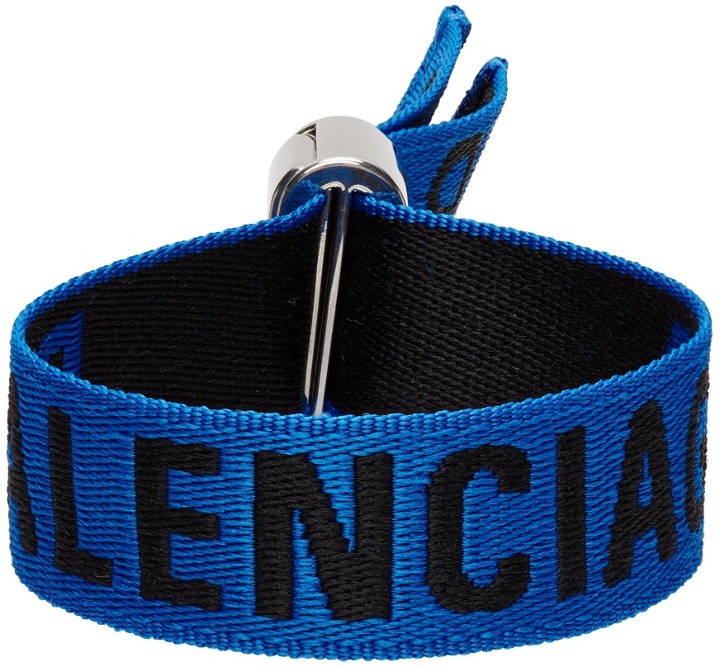 Photo: Balenciaga Blue & Black Party Bracelet