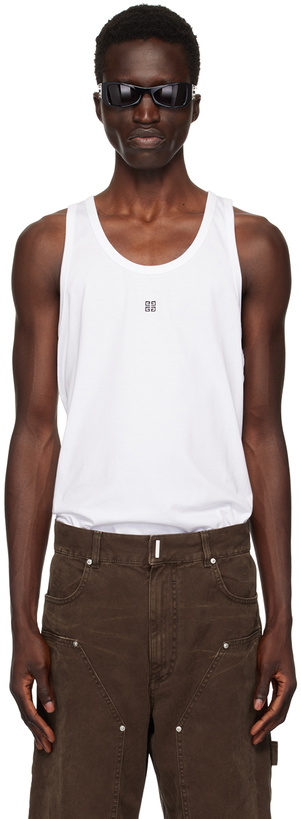 Photo: Givenchy White 4G Tank Top