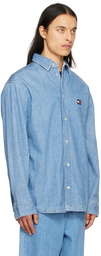 Tommy Jeans Blue Retro Denim Shirt