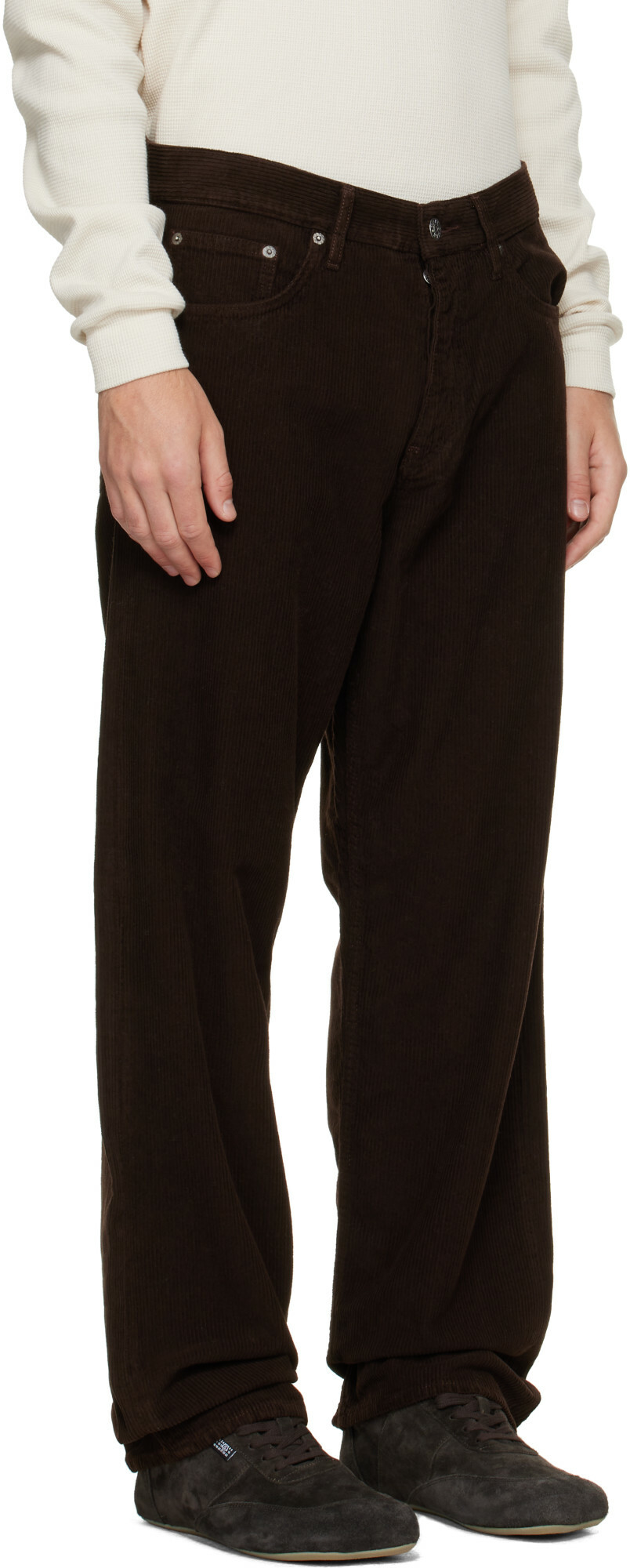 Sunflower Brown Loose Trousers
