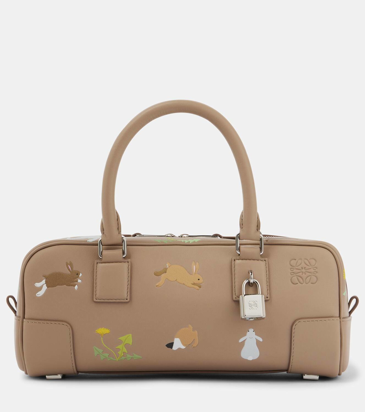 LOEWE　バッグ Loewe x Suna Fujita Amazona 23 small printed leather tote