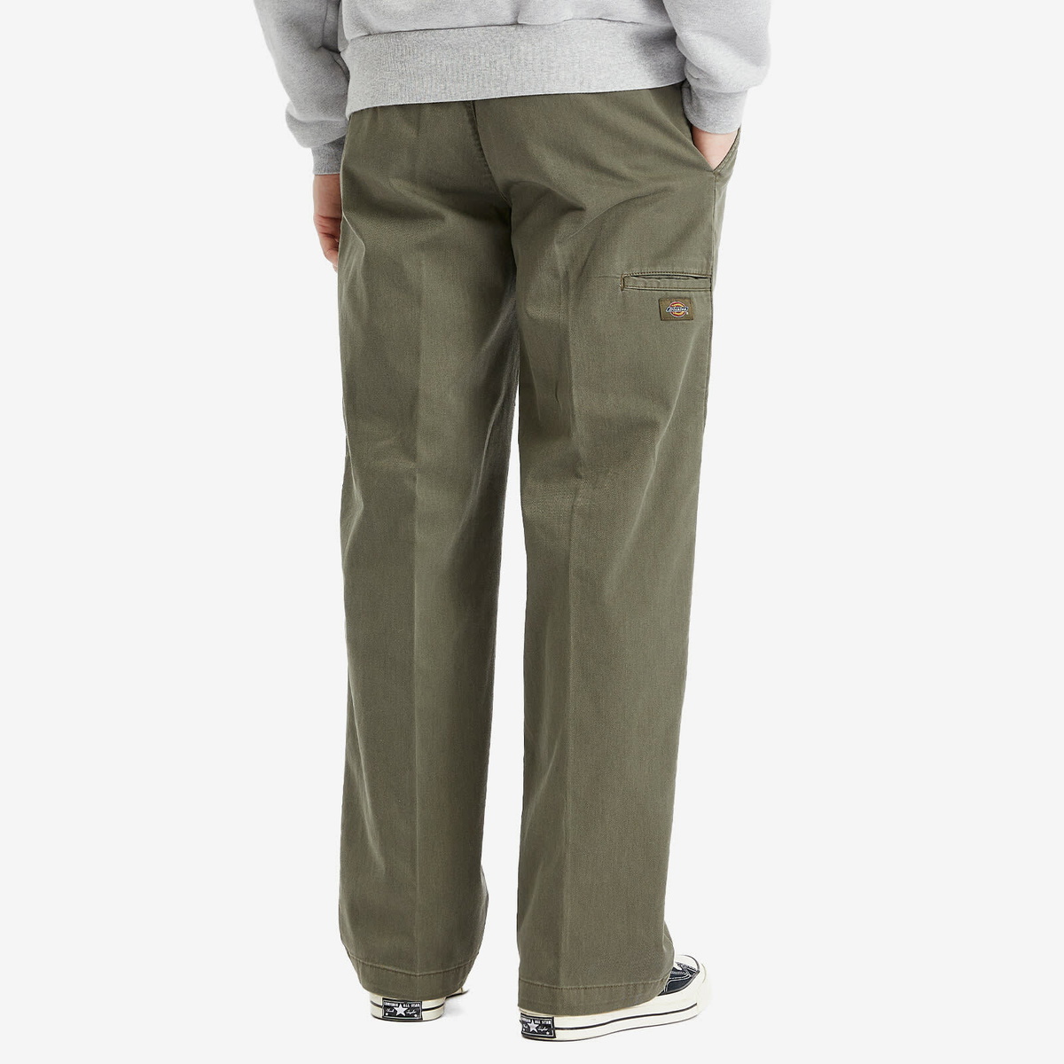 Dickies Men's Unionville Pleated Work Pant in Military Gr Dickies
