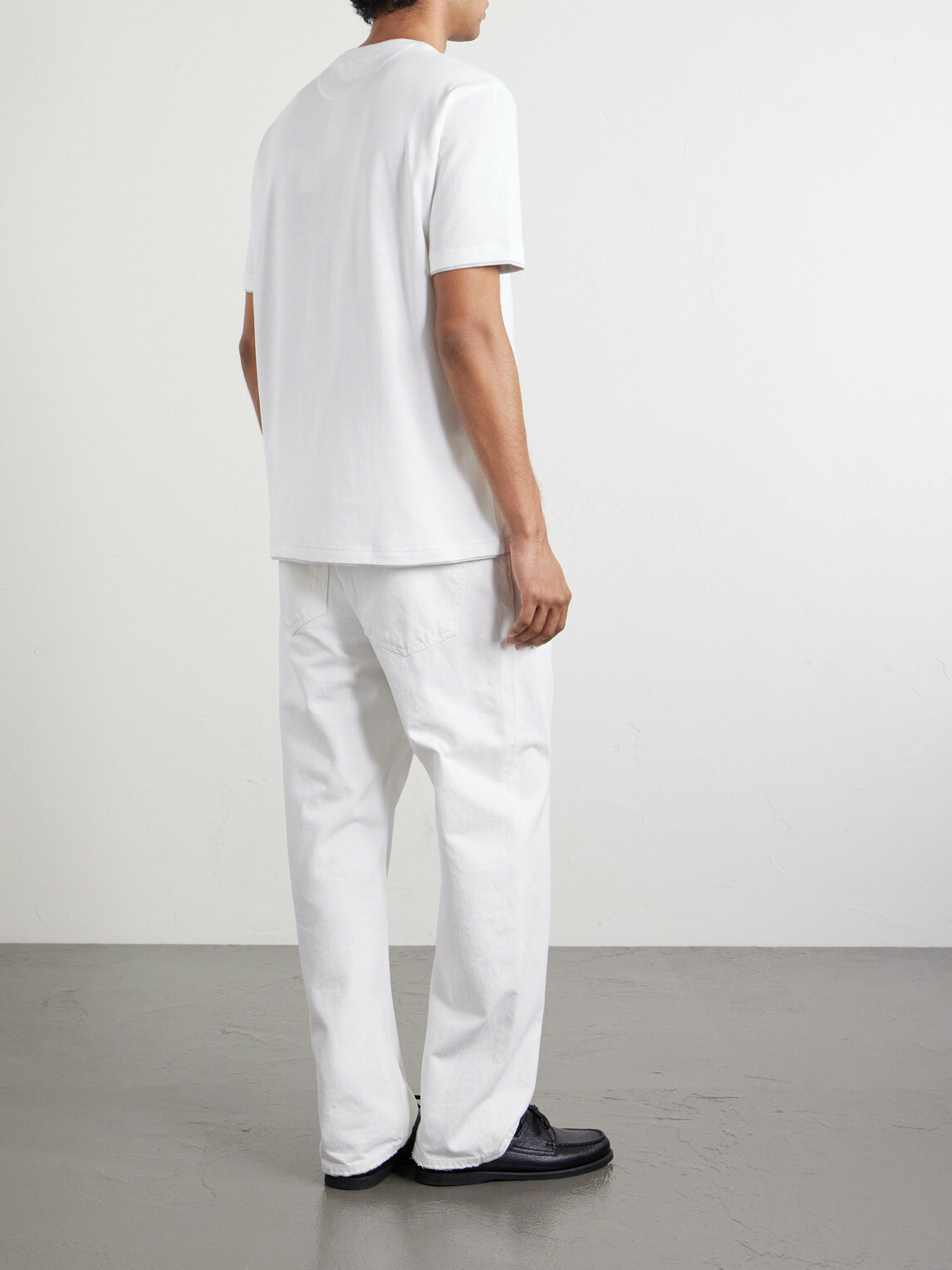 Eleventy - Giza Cotton-Jersey T-Shirt - White