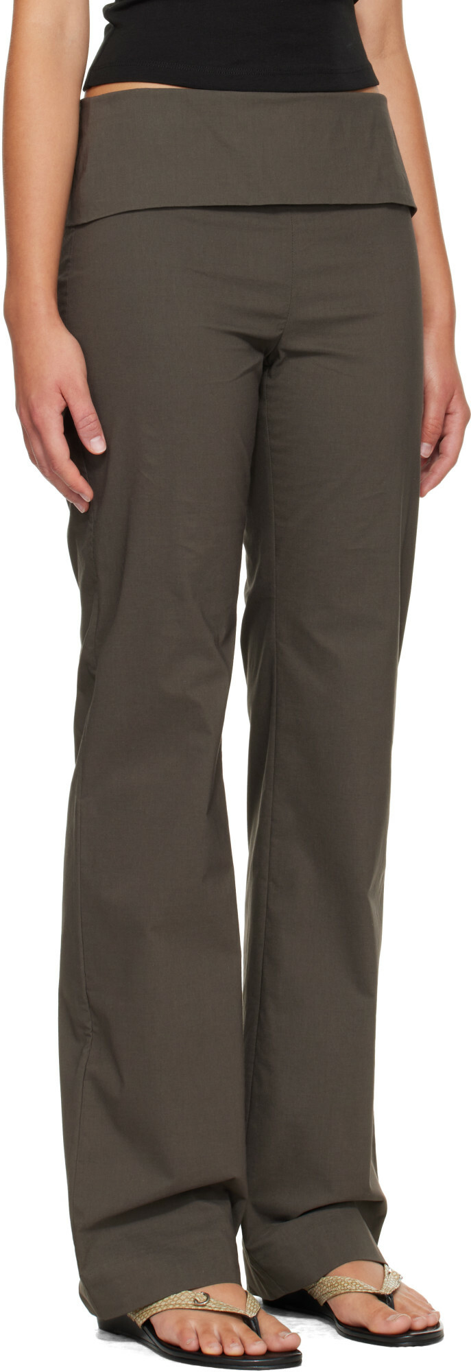 St. Agni Gray Studio Trousers